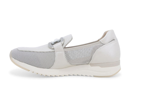 Melluso Microperforated Summer Loafers in Leather and Fabric